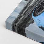 cuadro canvas vehículos lamborghini huracán azul teal horizontal