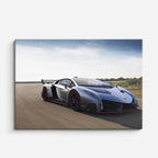 cuadro canvas vehículos lamborghini centenario gris horizontal