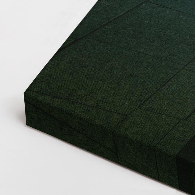 cuadro canvas vehículos lamborghini teal curva verde horizontal