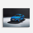 cuadro canvas vehículos audi tt azul estudio horizontal