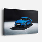 cuadro canvas vehículos audi tt azul estudio horizontal