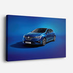 cuadro canvas vehículos renault azul fondo azul horizontal