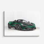 cuadro canvas vehículos mclaren verde fondo blanco horizontal