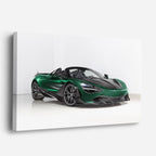 cuadro canvas vehículos mclaren verde fondo blanco horizontal