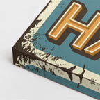 cuadro canvas vehículos surfing hawaii retro vertical