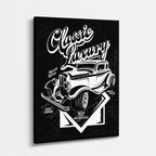 cuadro canvas vehículos classic luxury póster retro vertical