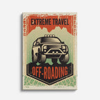 cuadro canvas vehículos extreme travel off roading vertical