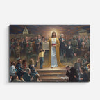 cuadro canvas religión cristiana cristo presentando la verdad horizontal
