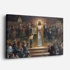 cuadro canvas religión cristiana cristo presentando la verdad horizontal