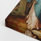 cuadro canvas religión cristiana cristo crucificado pintura clásica vertical