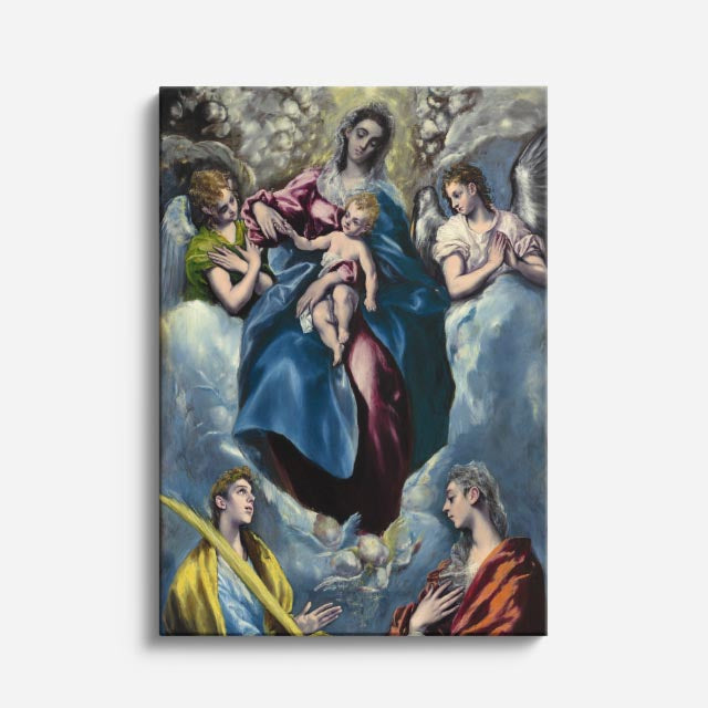 cuadro canvas religión cristiana pentecostés el greco clásico vertical