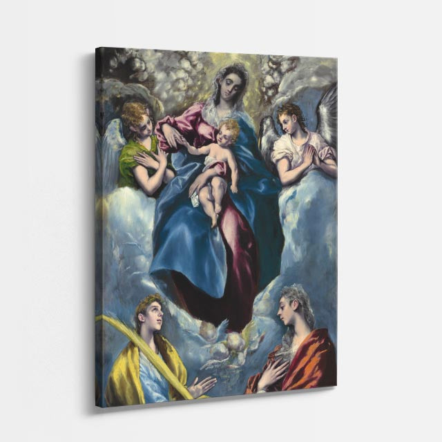 cuadro canvas religión cristiana pentecostés el greco clásico vertical
