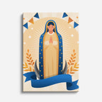 cuadro canvas religión cristiana virgen de guadalupe ilustración vertical
