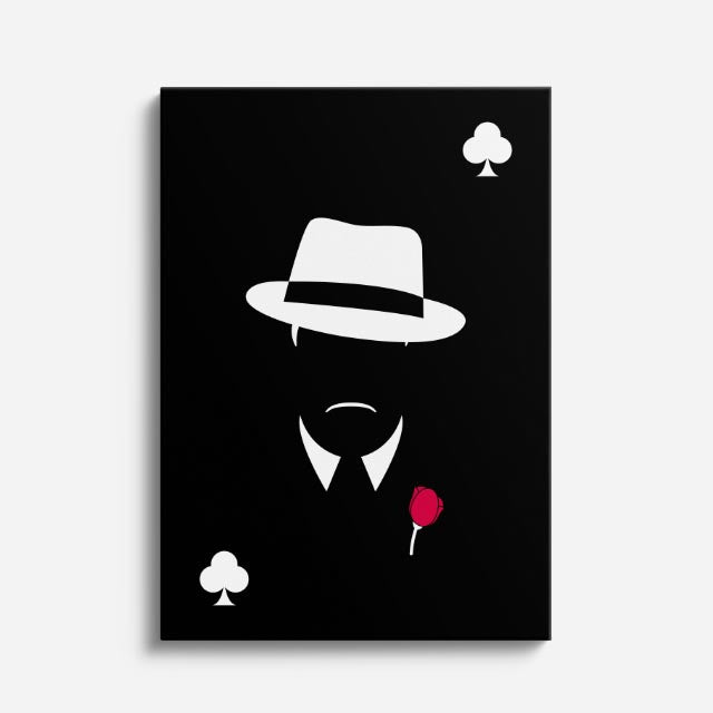 Cuadro canvas Misterioso Picas Alt - Ilustraciones Pop Pop Art & Color - Vista Frente