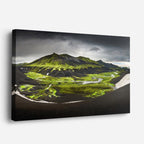 cuadro canvas bosques y naturaleza volcán solitario lava seca horizontal