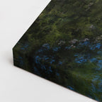 cuadro canvas bosques y naturaleza lago espejo montañas nevadas horizontal