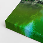 cuadro canvas bosques y naturaleza lago turquesa montañas china horizontal