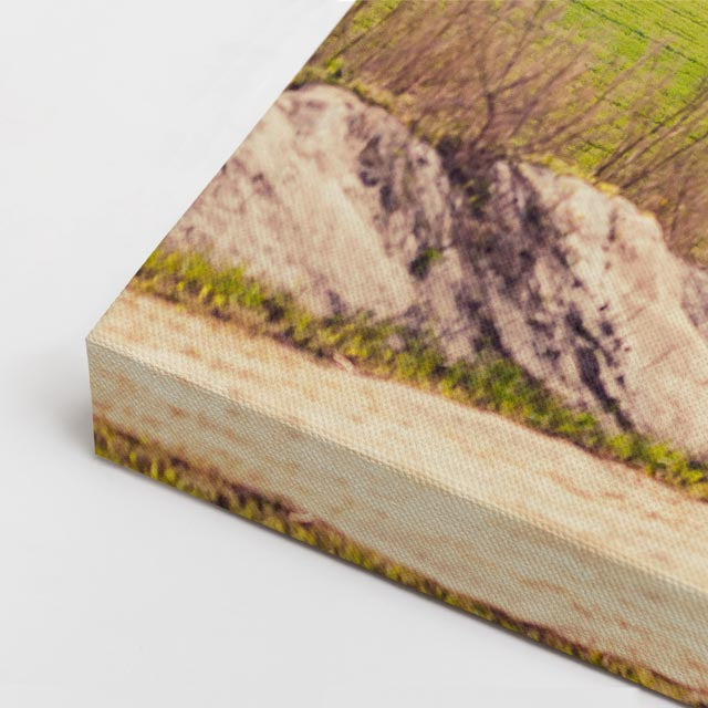 cuadro canvas bosques y naturaleza llanura árida luz suave horizontal
