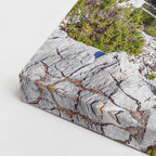 cuadro canvas bosques y naturaleza acantilado río azul profundo horizontal