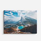 cuadro canvas bosques y naturaleza lago matterhorn espejo horizontal