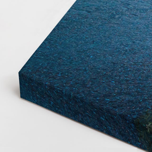 cuadro canvas bosques y naturaleza camino solitario noche azul horizontal