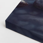cuadro canvas bosques y naturaleza río glaciar montaña gris horizontal