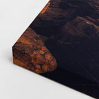 cuadro canvas bosques y naturaleza cañón rojo río lejano horizontal