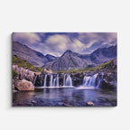 cuadro canvas cascadas cascada escocesa cielo dramático horizontal