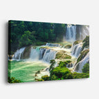 cuadro canvas cascadas cataratas ban gioc vista frontal horizontal