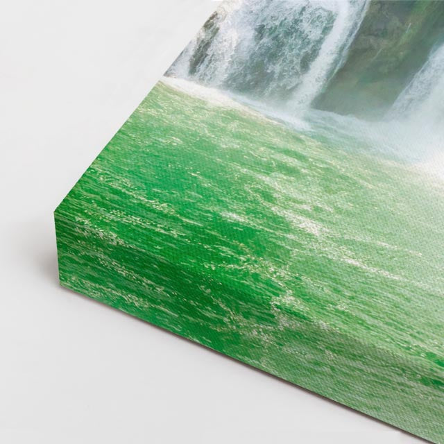 cuadro canvas cascadas cataratas ban gioc selva tropical horizontal