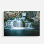 cuadro canvas cascadas cascada larga exposición rocas horizontal