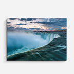 cuadro canvas cascadas cataratas del niágara vista aérea horizontal
