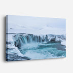 cuadro canvas cascadas cataratas congeladas invierno horizontal