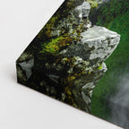 cuadro canvas cascadas cascada selva verde vista aérea horizontal