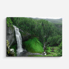 cuadro canvas cascadas cascada selva verde vista aérea horizontal