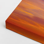 cuadro canvas cielo y noche cielo naranja incandescente horizontal