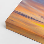 cuadro canvas cielo y noche cielo naranja nubes suaves horizontal
