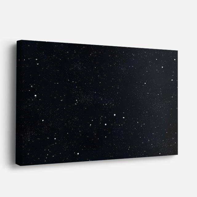 cuadro canvas cielo y noche cielo estrellado horizonte oscuro horizontal