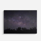 cuadro canvas cielo y noche persona galaxia brazos abiertos horizontal
