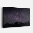cuadro canvas cielo y noche persona galaxia brazos abiertos horizontal