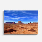 cuadro canvas desierto monument valley cielo azul horizontal
