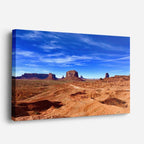 cuadro canvas desierto monument valley cielo azul horizontal