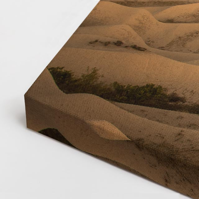 cuadro canvas desierto globos aerostáticos desierto dorado horizontal