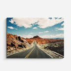 cuadro canvas desierto carretera cañón cielo dramático horizontal