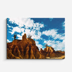 cuadro canvas desierto formaciones rocosas áridas horizontal