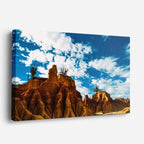cuadro canvas desierto formaciones rocosas áridas horizontal