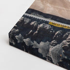 cuadro canvas desierto río turquesa entre montañas áridas horizontal