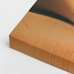 cuadro canvas desierto dunas onduladas detalle íntimo vertical