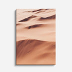 cuadro canvas desierto dunas blancas textura suave vertical