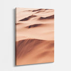 cuadro canvas desierto dunas blancas textura suave vertical
